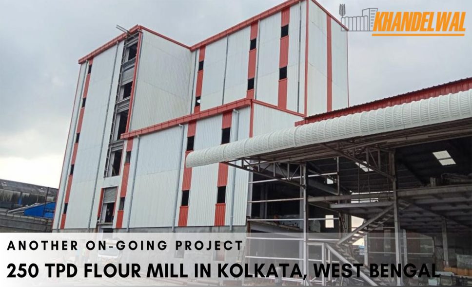OnGoing 250 TPD Flour Mill Turnkey Project in Kolkata